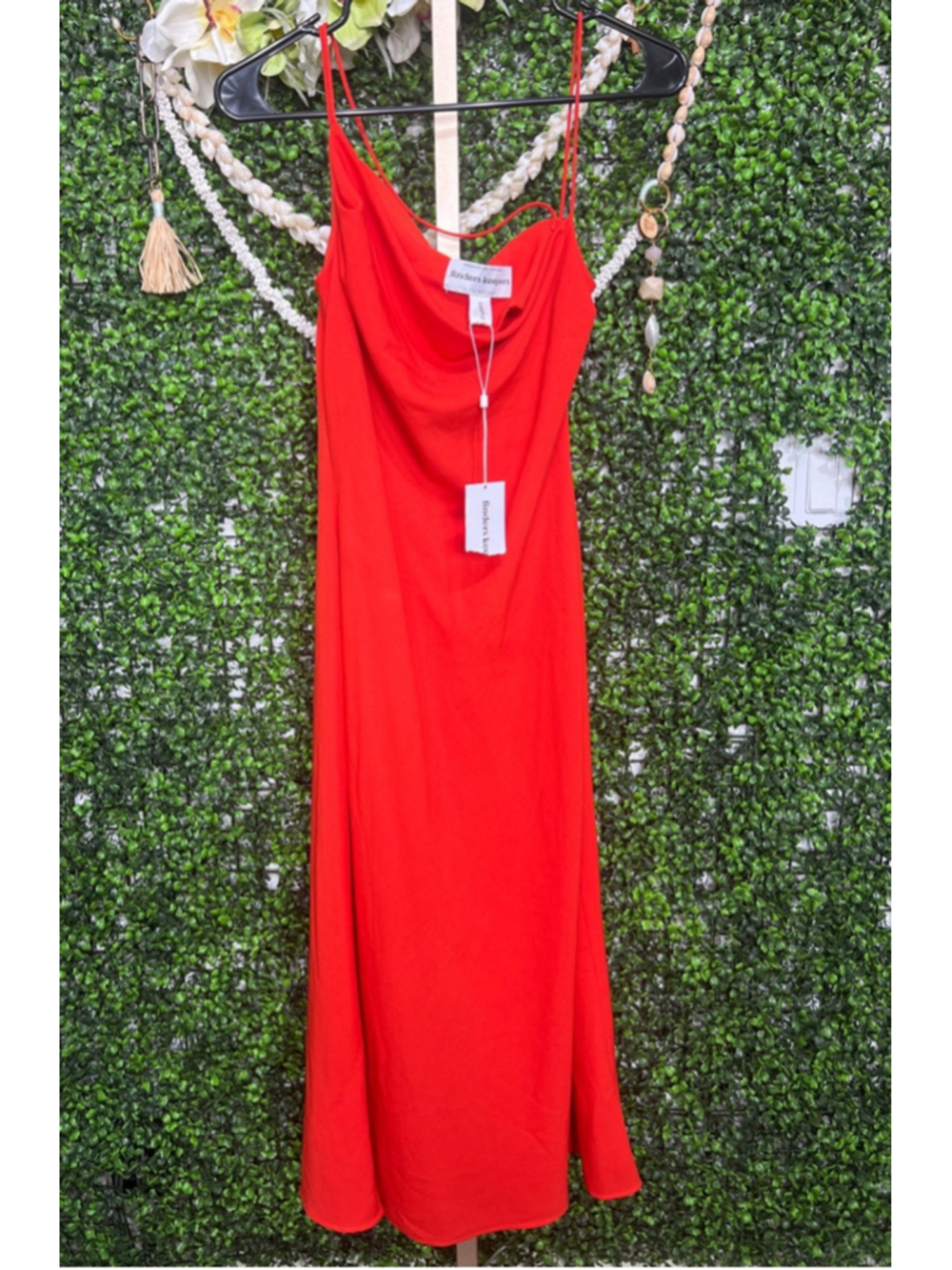 Women's Finders Keepers Red Midi Dress Size 4 Small - Picture 7 of 13